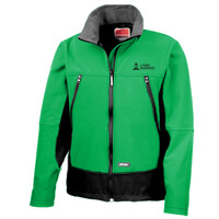 R120A Softshell activity jacket with printed sleeves